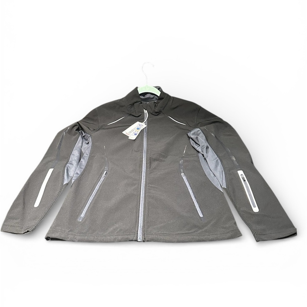 Gray Zip-Up Jacket